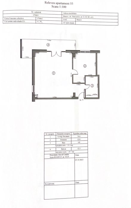 Apartament cu 2 camere de vanzare