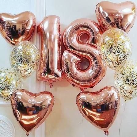 Геливые шары 18 новые