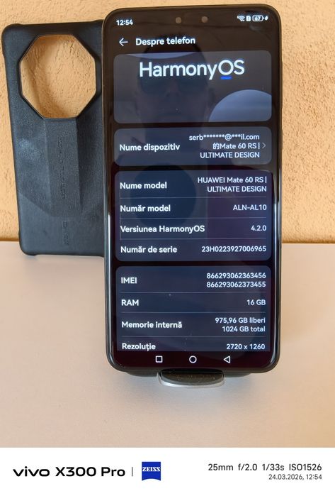 Huawei Mate 60 RS Ultimate Design 16Gb/1 TB impecabil. Unicat!