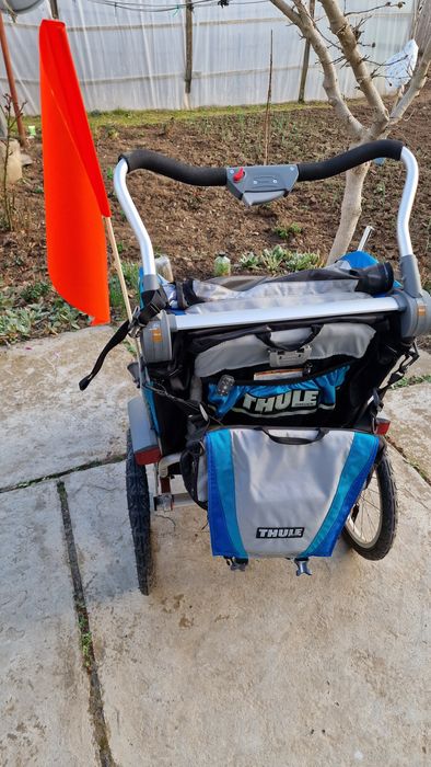 Carut remorca bicicleta alergare THULE