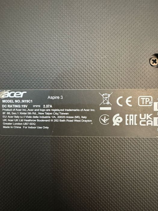 Ноутбук Acer Aspire 3
