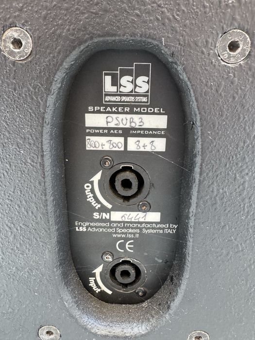 Bass,subwoofer LSS PSUB3,2x18 18sound Lw1300