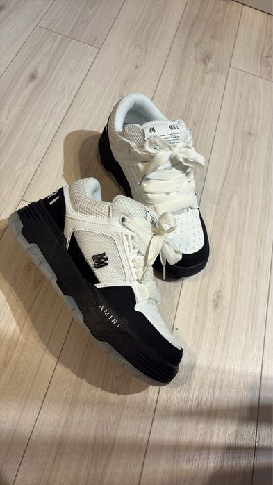 amiri ma1 alb cu negru