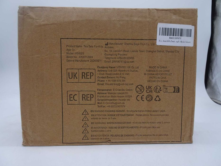 Set de ceai Auney pentru fete, set de joacă cu 36 de piese