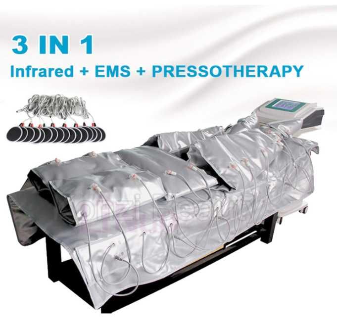 3 в 1 Лимфодренажна пресотерапия, ел. мускулен стимулатор и отслабване