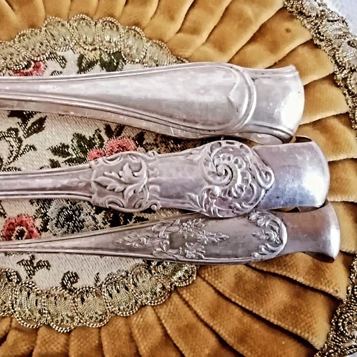 Посребрени щипки