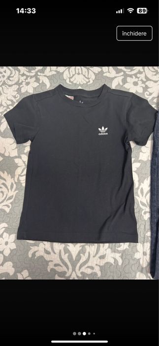 Tricou tommy adidas si blugi Hm  7-8 ani