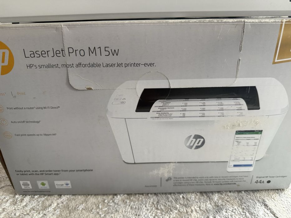 Принтер HP LaserJet Pro M15w