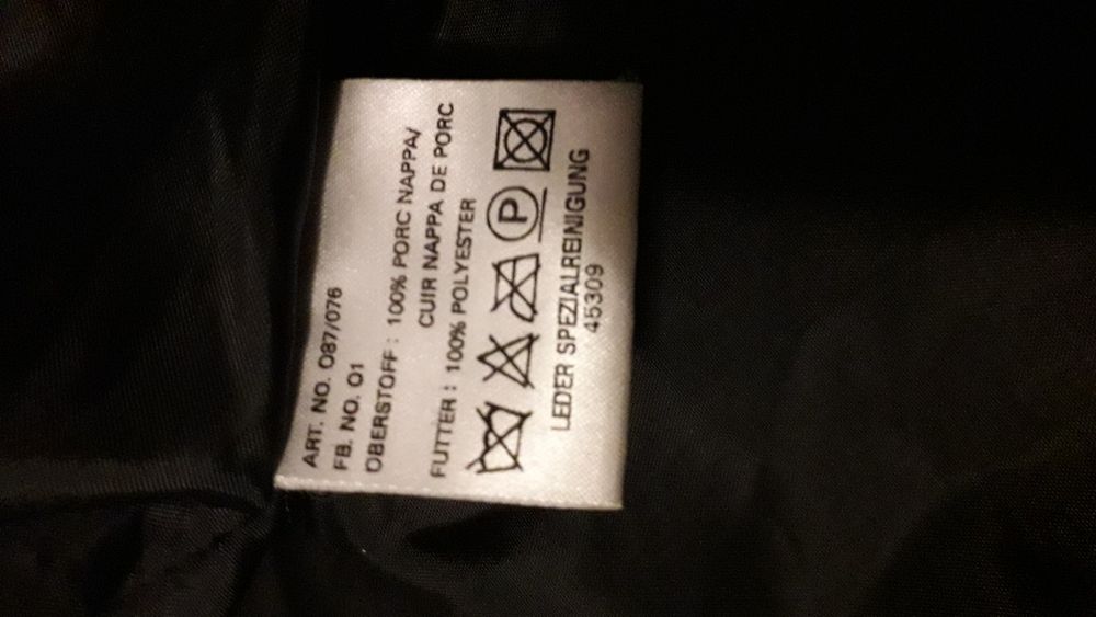 Geaca piele nappa Glore Troter