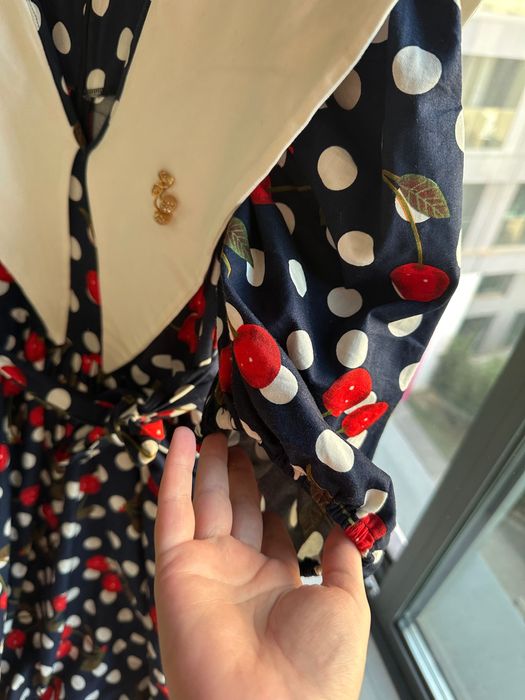 Rochie stil retro - cireste, RoyalShop