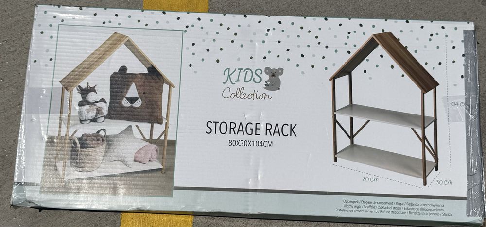 Библиотека за детска стая - 80x30x104см