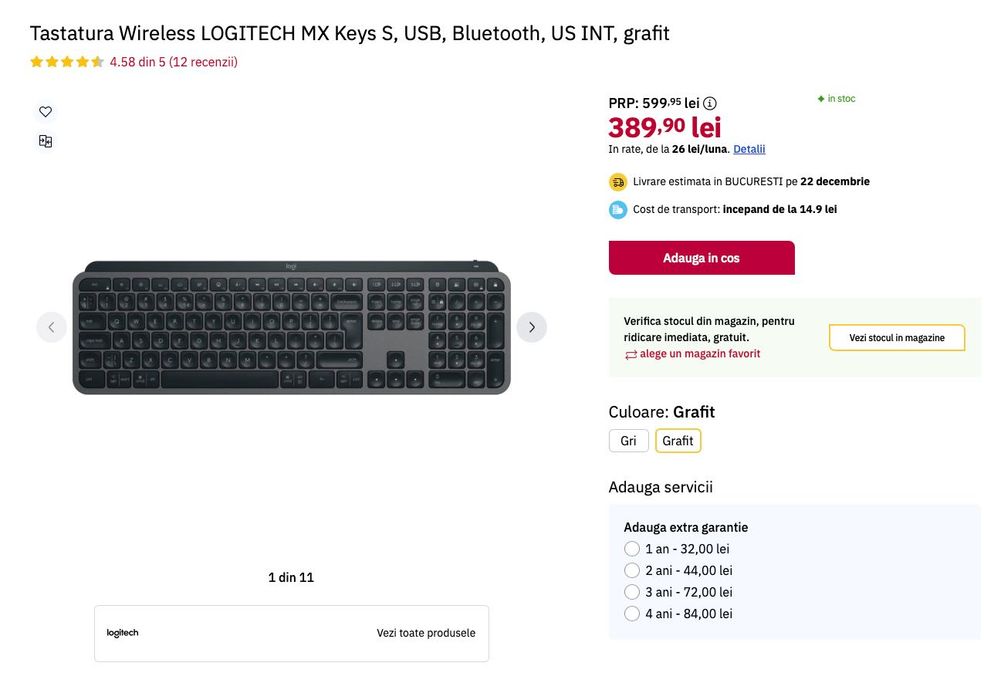 3 Tastaturi Mecanice: Lofree Flow Lite100 & 2 Logitech MX Keys