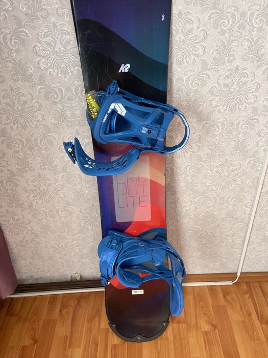 Placa snowboard 142 cm  k2 cu legaturi