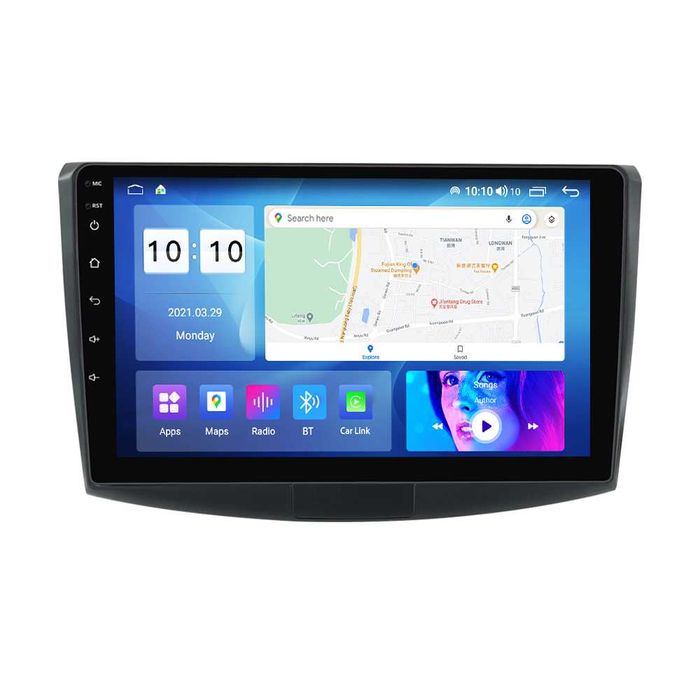 Navigatie Android 14 Vw Passat B6 B7 CC Waze CarPlay YouTube + Camera