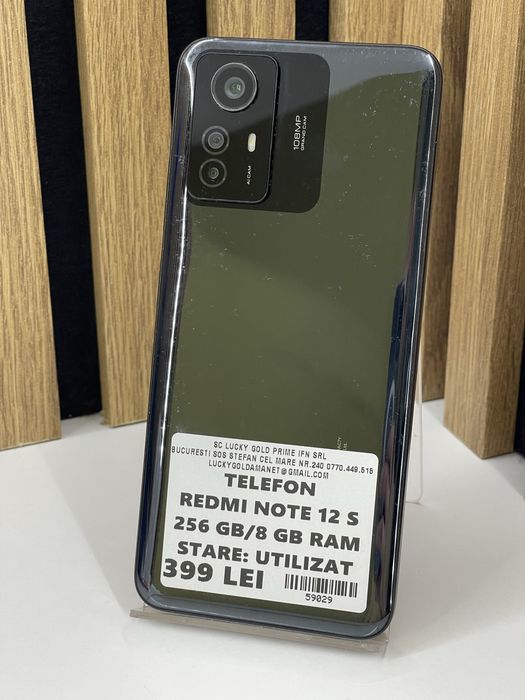 Redmi Note 12S 256Gb 8Gb ram Garantie / Factura #59029