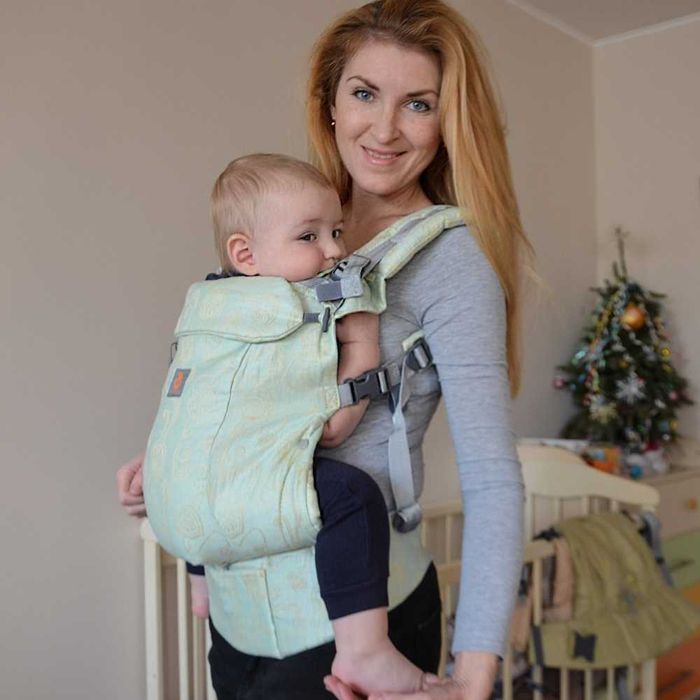 РАЗПРОДАЖБА | 6м+ | Ергономична раница Nashsling Next Linen (100% лен)