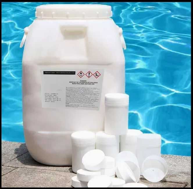 Хлор Многофункциональный , Мульти Хлор в таблетках 200г для бассейна