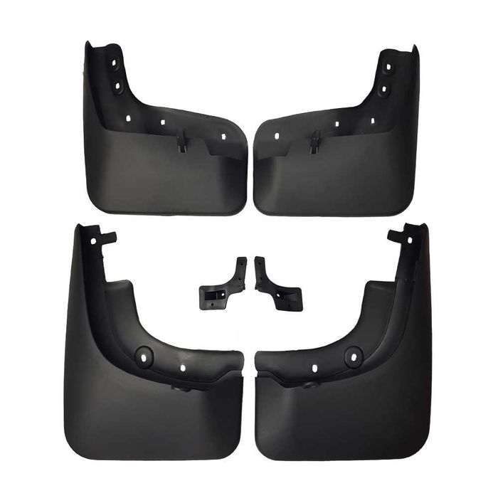 RECAMBO Kfz-Schmutzfänger Set vorne für VW Tiguan 5N, 2007-2016, passgenau, 2-tlg., Spritzschutz
