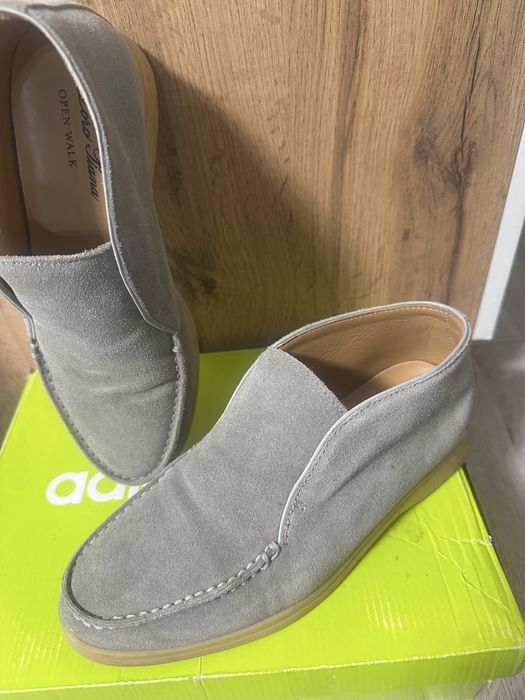 Лоферы в идеале, замша