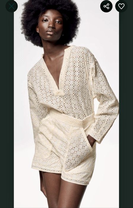 Zara дамски  бохо сет нов