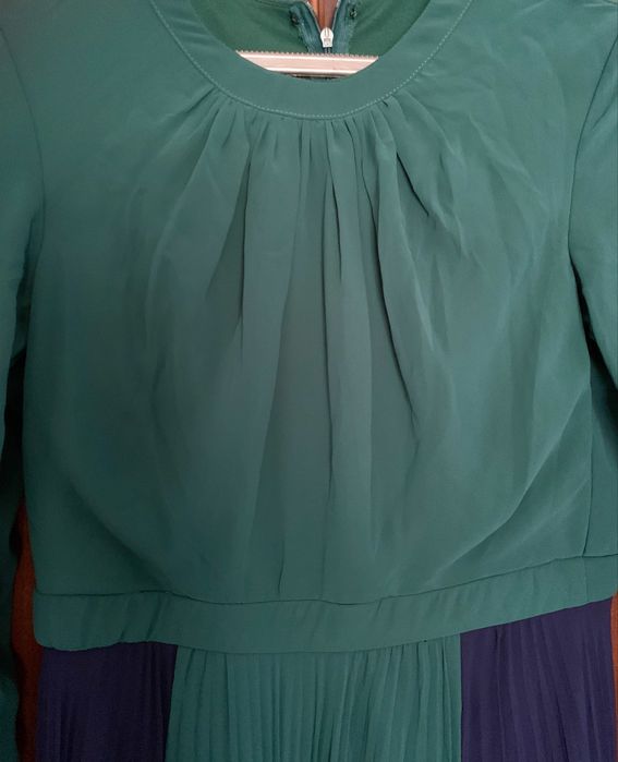 Длинное шифоновое платье