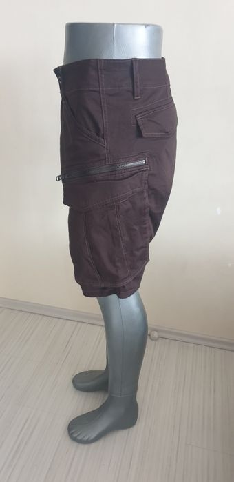 G - Star Rovic 3D Cargo 1/2 Short Cotton Mens Size 32 НОВО! ОРИГИНАЛ! Мъжки Къси Панталони!