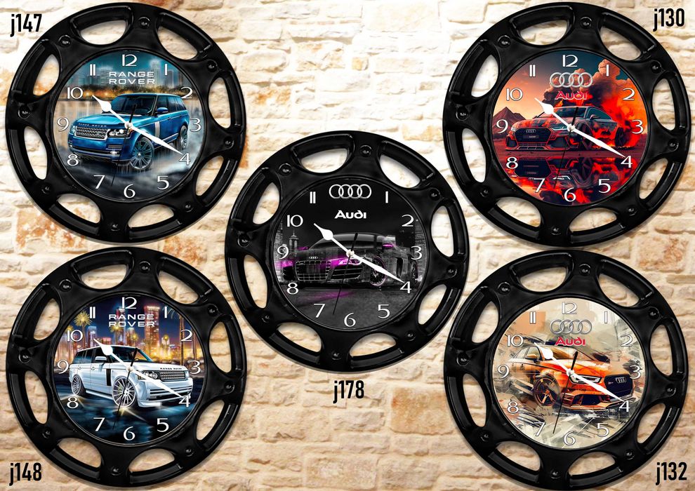 Стенни часовници-автомобилна джанта,възможност за к-кт с чаша