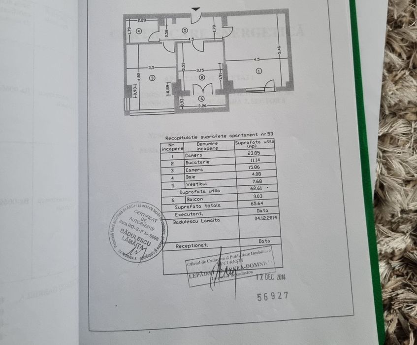 Apartament decomandat 2 camere, Lacul Morii