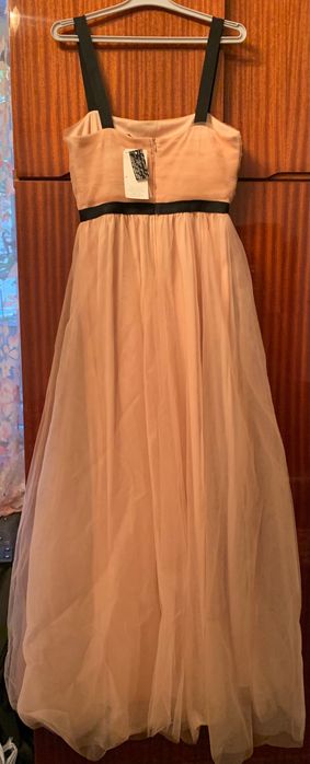 Rochie Poema nouă din tul culoarea roz prăfuit