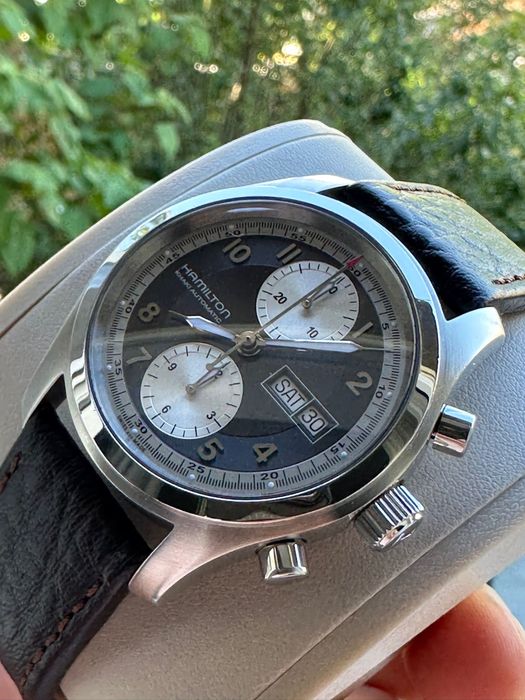 Vand ceas Hamilton Chronograph automatic, Day-date, 42mm, impecabil!