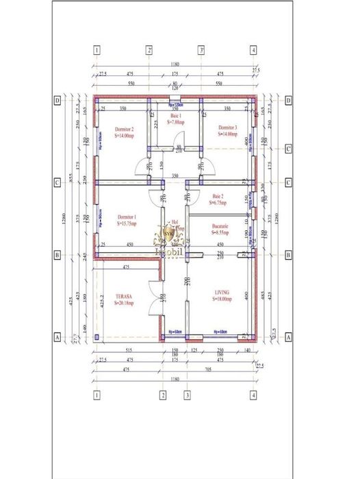 Casa pe parter  4 camere si 2 bai Finalizata! centruTomesti.