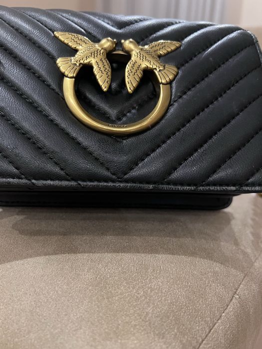 Чанта черна  Pinko отигинална, закупена от answear