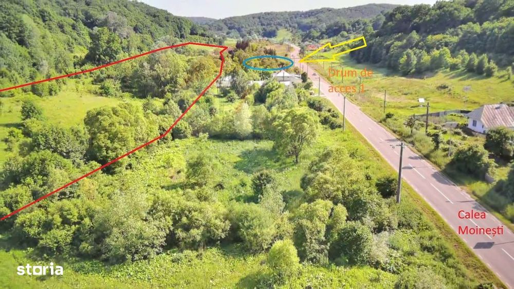 Teren 9,428mp Podiș / Calea Moinesti