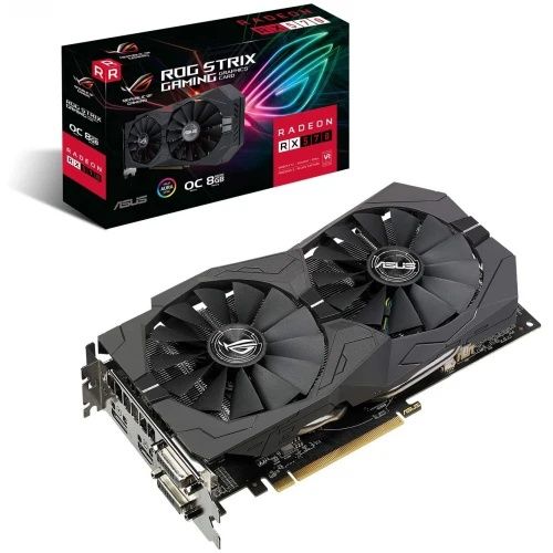 Видеокарта rx570 8gb rog strix