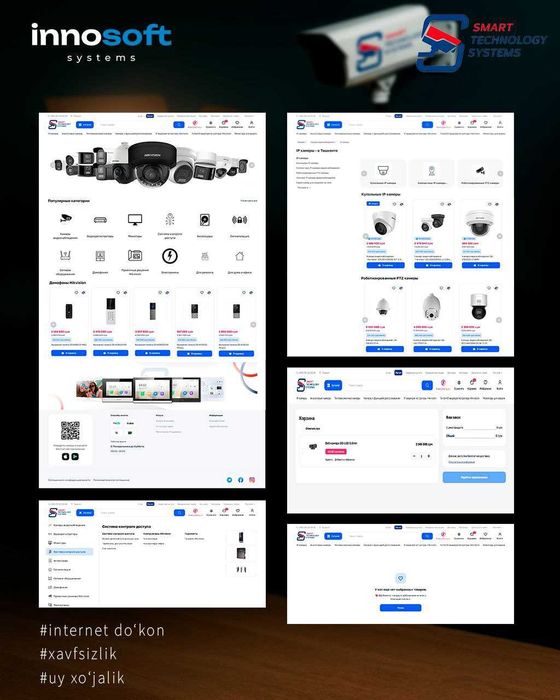 Web sayt, internet magazin, CRM, telegram bot yaratish xizmati