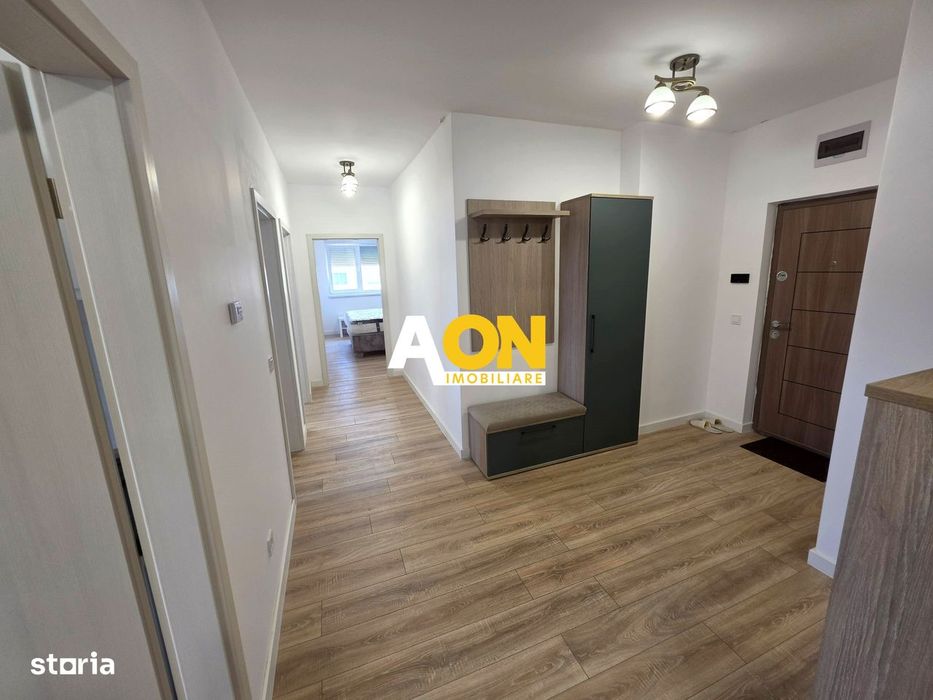Apartament 3 camere, mobilat, utilat, 82 mp utili, parcare subterana