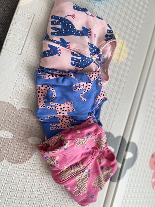 Next бебешки комплет комбинезони с цип