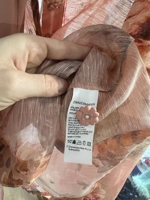 Camasa cu nasturi bijuterie matase cu in zimmermann