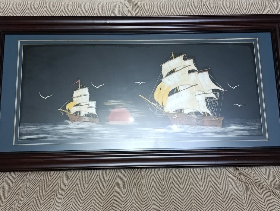 Кожанная картина