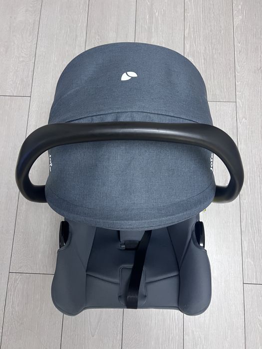 Carucior 3in1 JOIE A-Tour Chrome Dlx T1201GAMNL0, 5 puncte, 0 luni+, gri antracit-negru