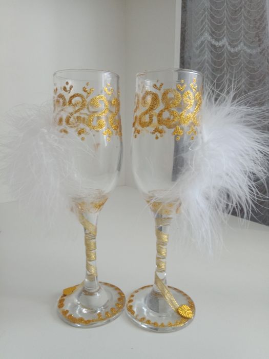 Рюмки, стаканы для молодоженов