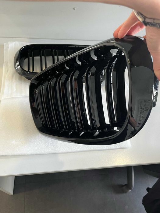 Grile Duble M Negru Lucios Bmw X5 X6 F15 F16