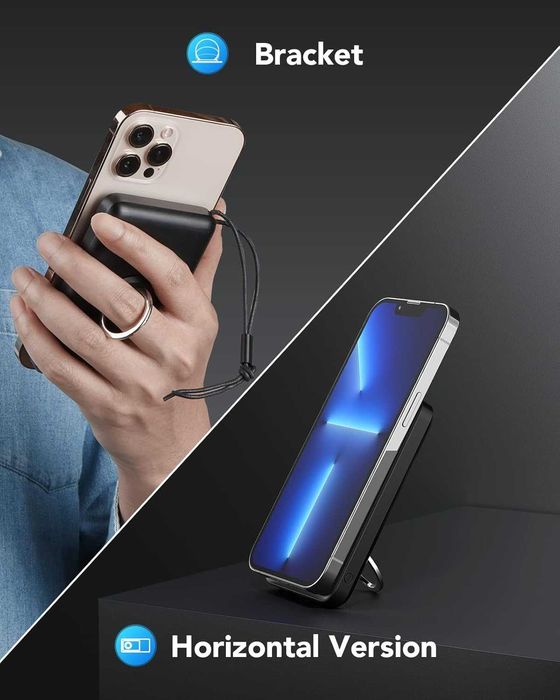 Безжично преносимо зарядно устройство VRURC за iPhone, 10000 mAh