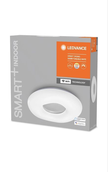 Плафон Ledvance Smart+ Orbis Cromo WiFi 50см диаметър 34W