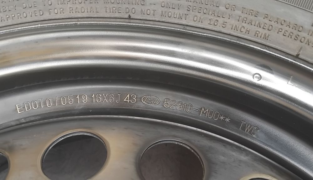 Запаска 205 55 r16 pcd 5х114.3 Kia Hyundai и другие