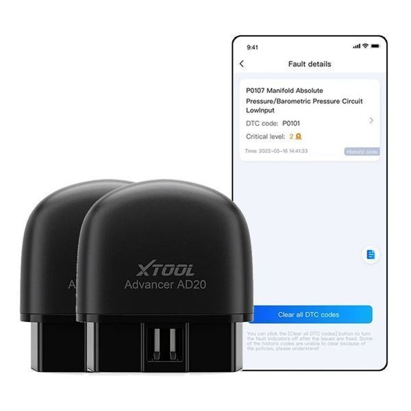 Автомобилен тестер xtool advancer ad20 pro bluetooth obd2 съвместим с