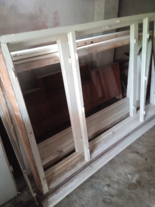 Fereastră 4 canate și Ușa lemn masiv