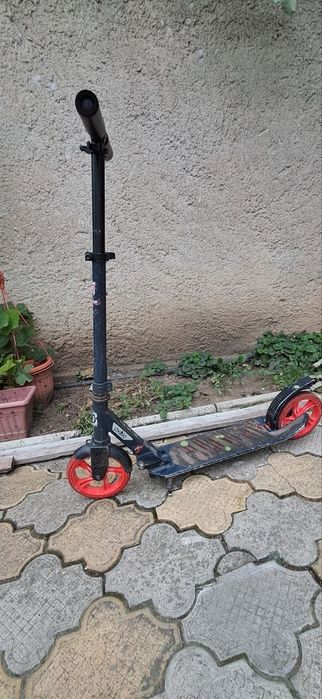 Trotineta cu cric mid 7 bleumarin-portocaliu