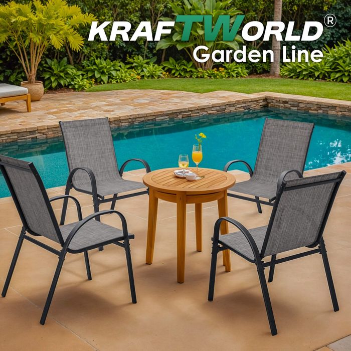 Градински Стол с Метална рамка и Дишащ