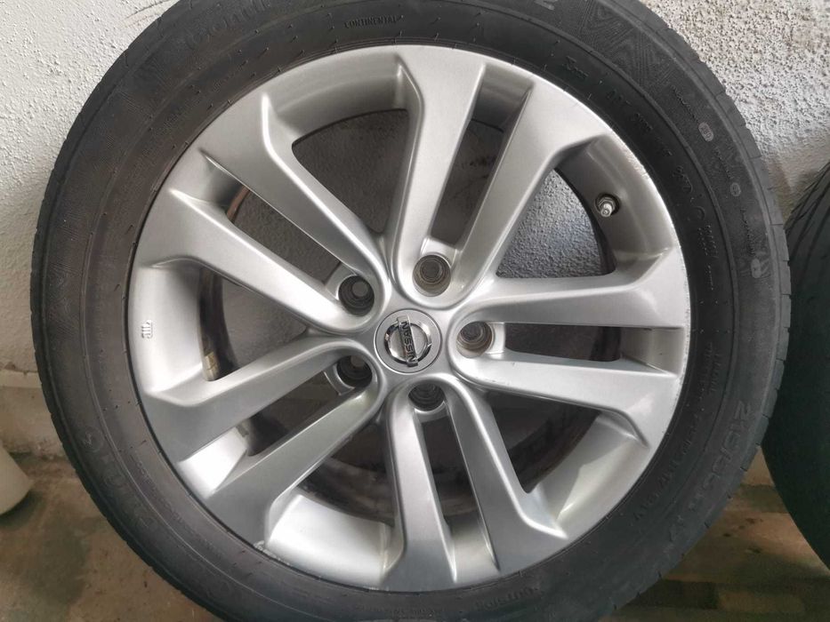 Jante originale Nissan Juke / Qashqai  R. 17 cu anvelope de vara